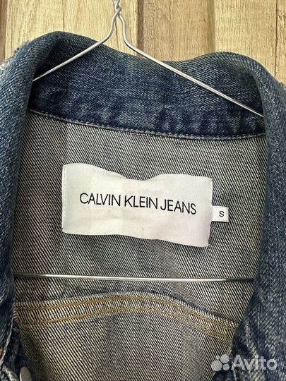 Джинсовая куртка calvin klein мужская