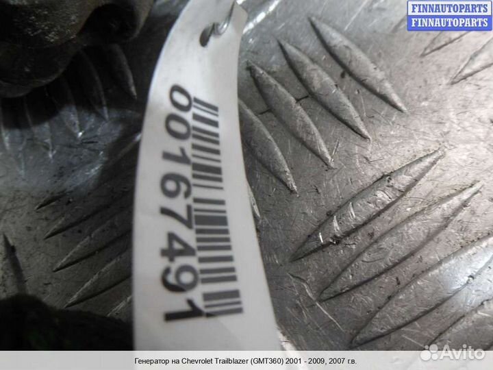Генератор Chevrolet Trailblazer I (GMT800), 2007 4.2 Бензин
