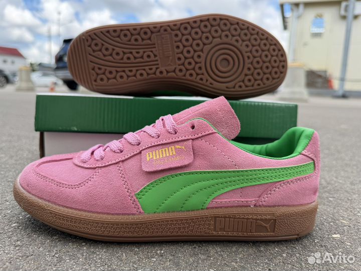 Кроссовки Puma palermo Leather розовый