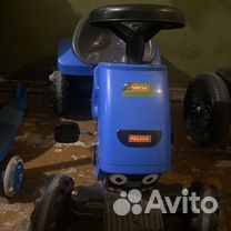 Продам синий трактор детский -Самовывоз
