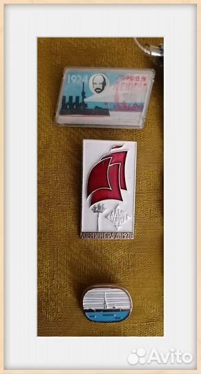 Значки СССР Ленинград 1970-е