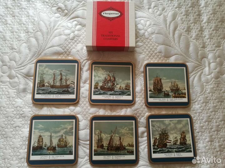 Бирдекели подставки для бокала Pimpernel Англия