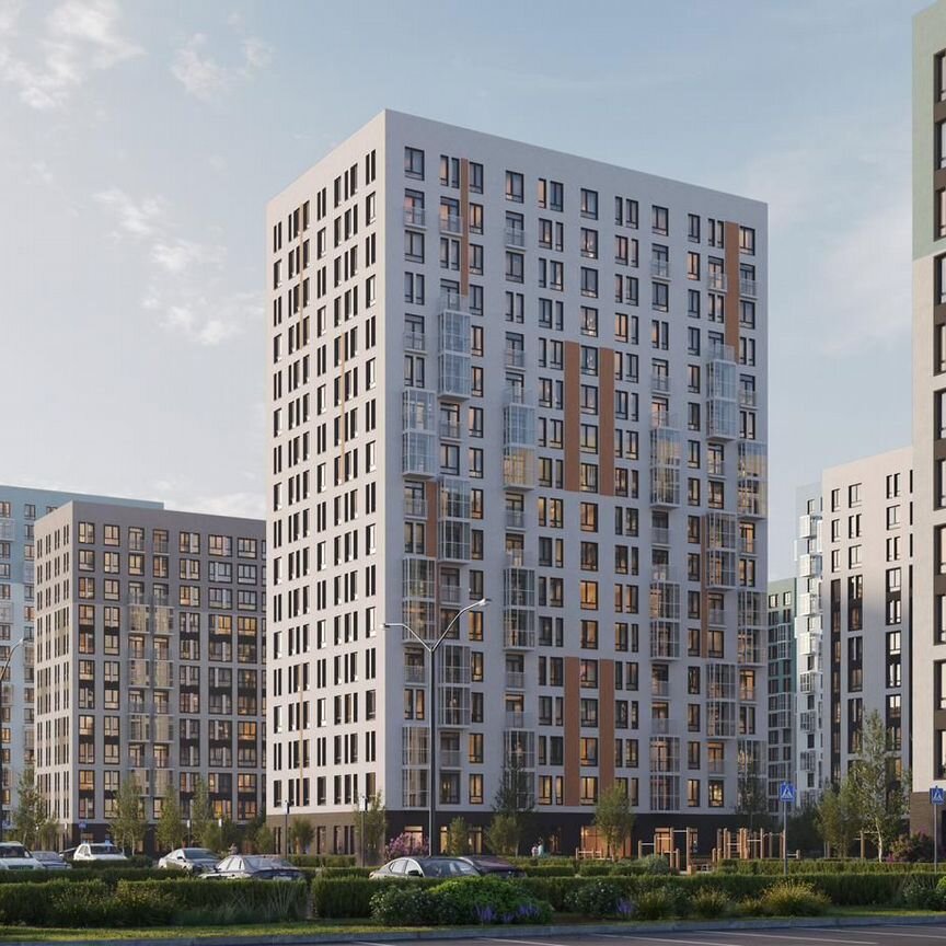 2-к. квартира, 50,5 м², 2/18 эт.