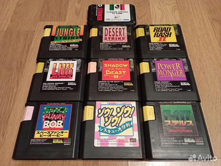 Катриджи sega лицензия