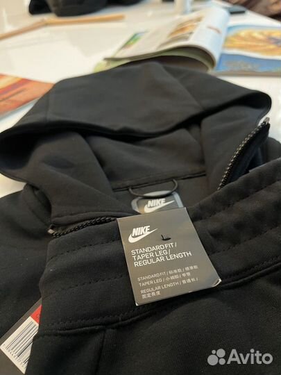 Nike tech fleece комплект черный