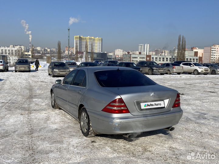 Mercedes-Benz S-класс 3.2 AT, 2002, 498 000 км
