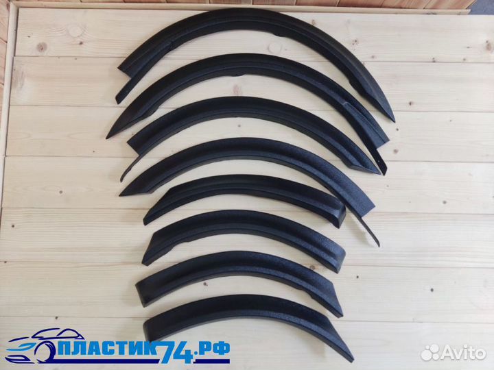 Накладки на колесные арки Лада Ларгус (8 шт.)