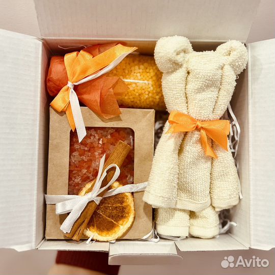 Подарочный бокс «Апельсиновый мишка » для ванны