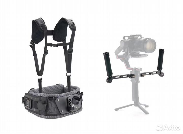 Двойные облегчённые рукоятки с жилетом Tilta