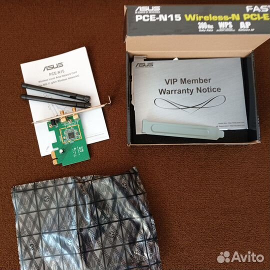 Wi-Fi адаптер asus PCE-N15