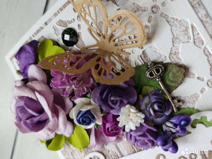 Конверт - открытка поздравительная на любой случай