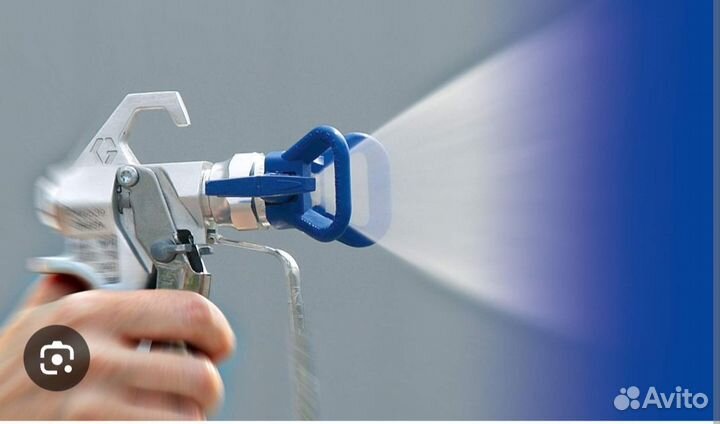 Безвоздушная покраска стен и потолков