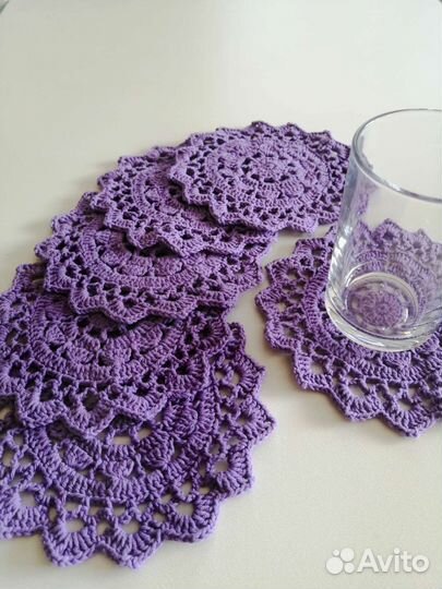Салфетки вязаные крючком