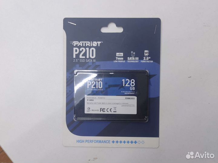Ssd patriot P210 128GB 2.5