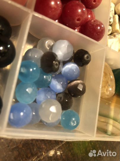 Фурнитура для бижутери с контейнерами камни