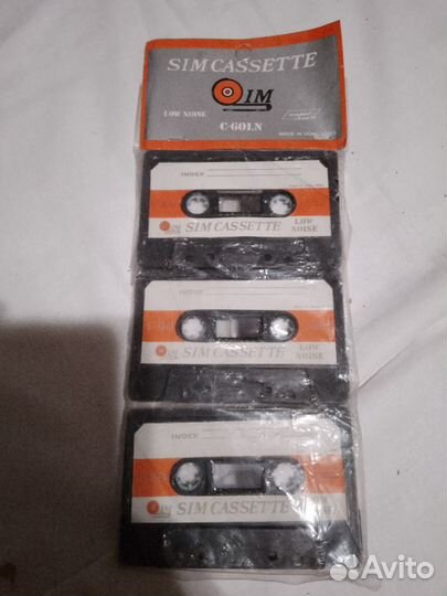 Винтажные запечатанный аудиокассеты Гонконг