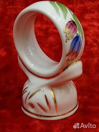 Салфетница. Кольцо для салфеток. Фарфор