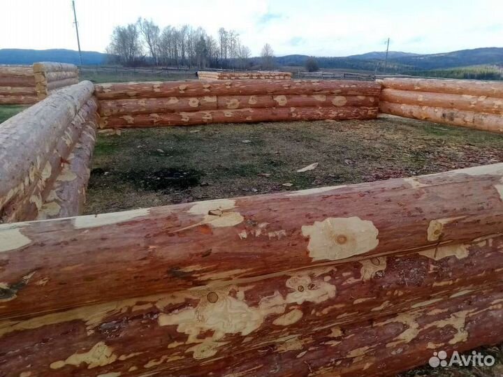 Сруб дома 8х8