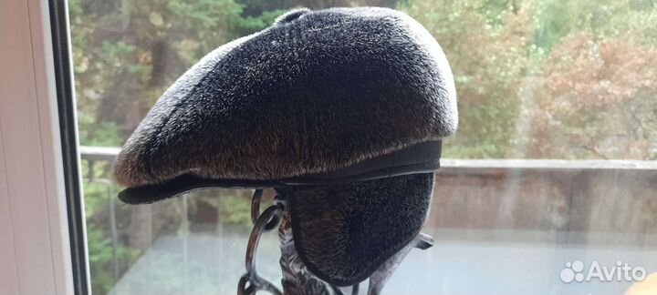 Меховая мужская кепка