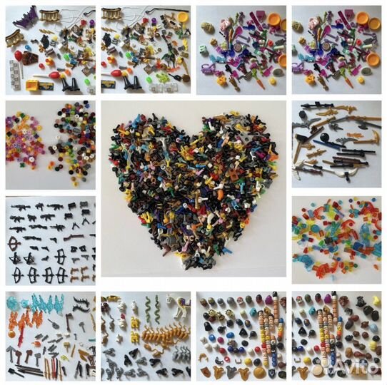 Лего аксессуары, кинжалы, мечи, кисти и др