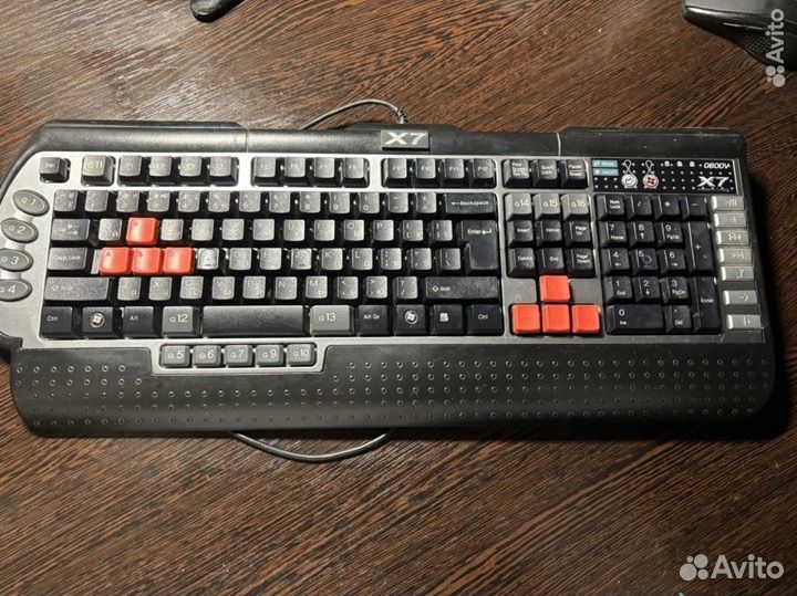 Клавиатура игровая проводная A4Tech X7-G800V