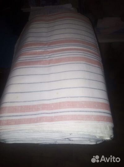 Льняная полотенечная ткань