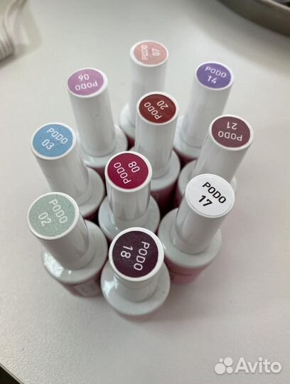 Гель лаки для педикюра набор