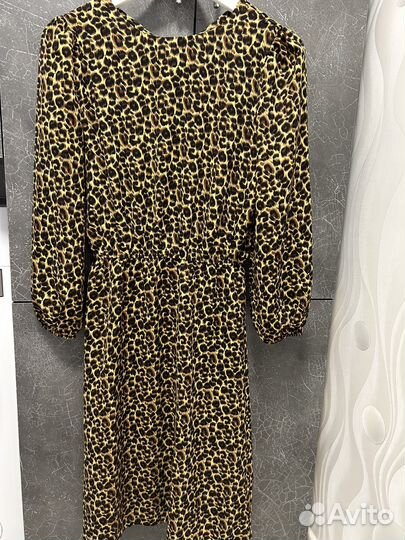 Платье леопард