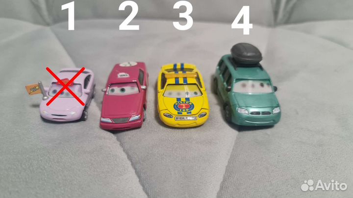 Машинки тачки mattel с мигающими глазами