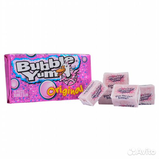 Жевательная резинка Bubble Yum Original Bubble Gum