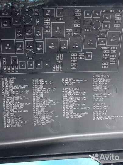 Блок предохранителей Chevrolet Cruze (2009-2013)