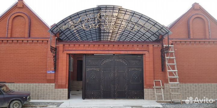 Кованый навес