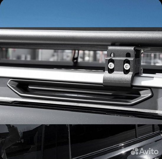 Джетур Т2 /Накладки на внешние части рейлингов