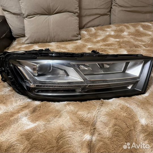 Фары на Ауди Q7 2016г Фул лед
