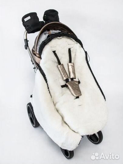 Зимний конверт amarobaby на овчине