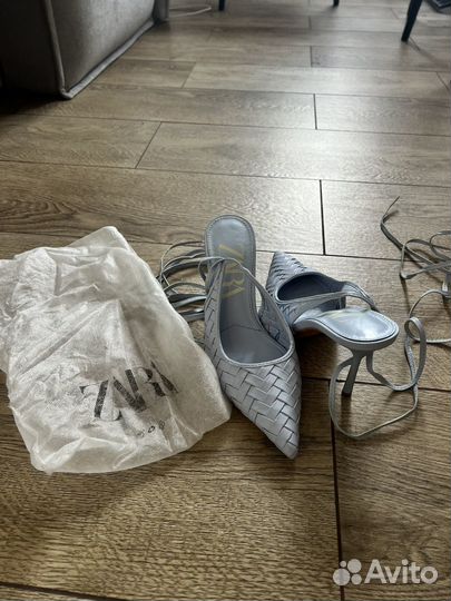 Туфли мюли zara