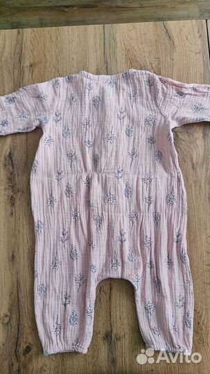 Муслиновый комбинезон 68 р