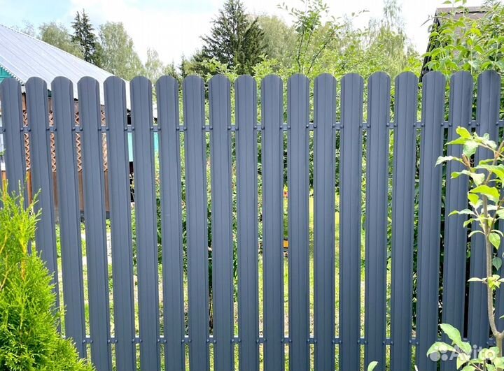 Заборы из профнастила с установкой