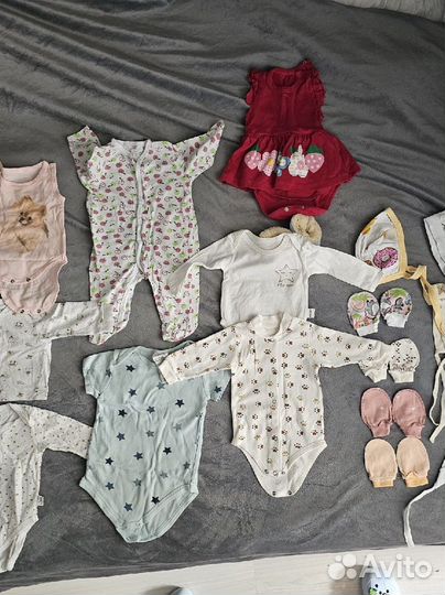 Пакет вещей для малышей 0-6 м