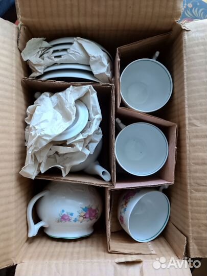 Фарфоровый чайный сервиз Вербилки