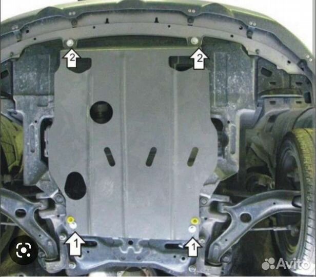 Защита двигателя Honda airwave