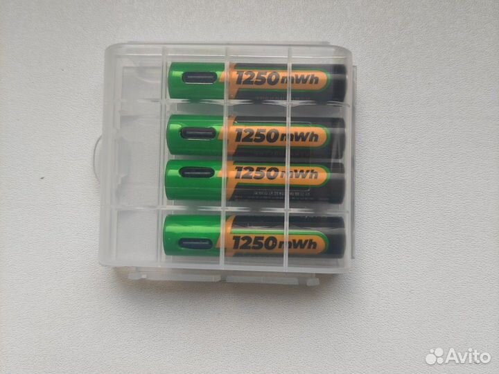 Аккумулятор AAA (аа) 1,5 В с USB type-c