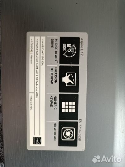 Ноутбук acer aspire