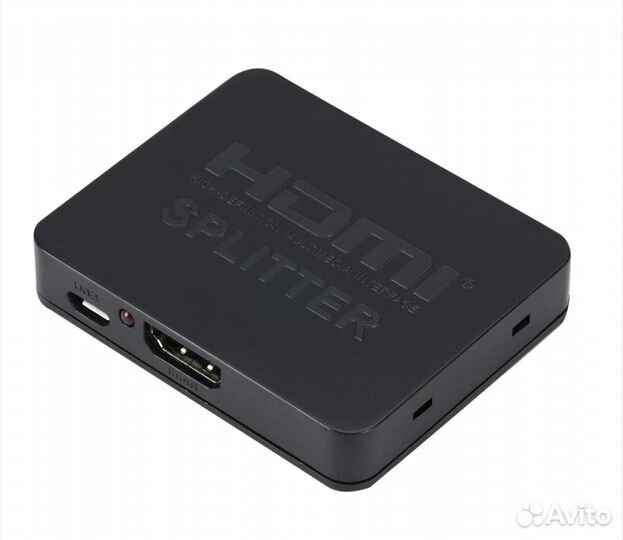 Hdmi splitter активный, на 2 выхода с поддержкой 4
