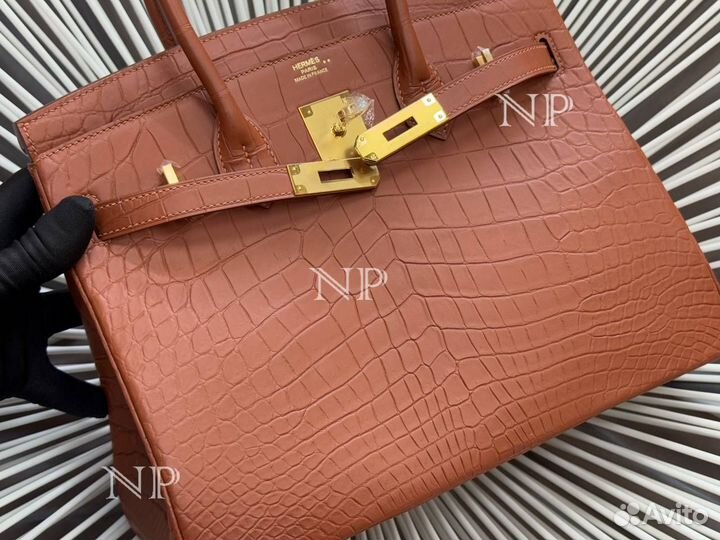 Сумка Hermes Birkin 30 коричневая