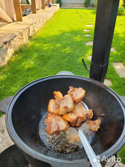 Казан Узбекский чугунный