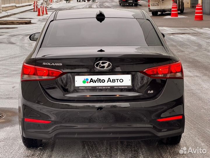 Hyundai Solaris 1.6 AT, 2018, 156 700 км