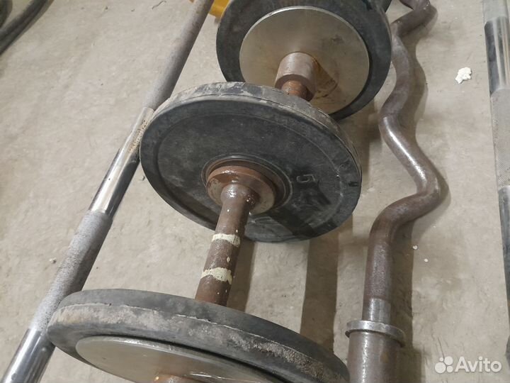 Штанга гриф блины