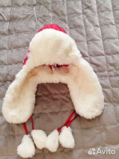 Шапка ушанка для девочки