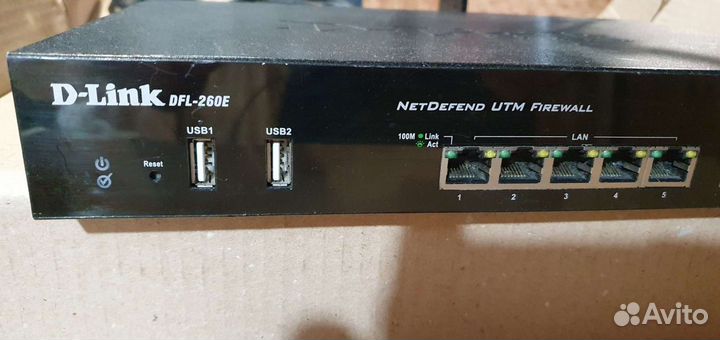 Маршрутизатор межсетевой (Firewall) D-Link DFL-260